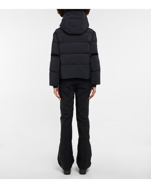 Fusalp Blue Barsy Hooded Shell-down Jacket