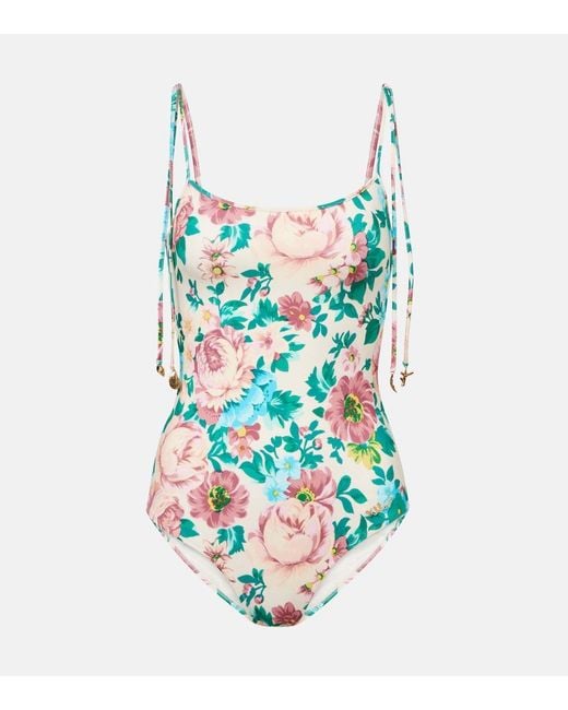 Chloé Blue Floral Swimsuit