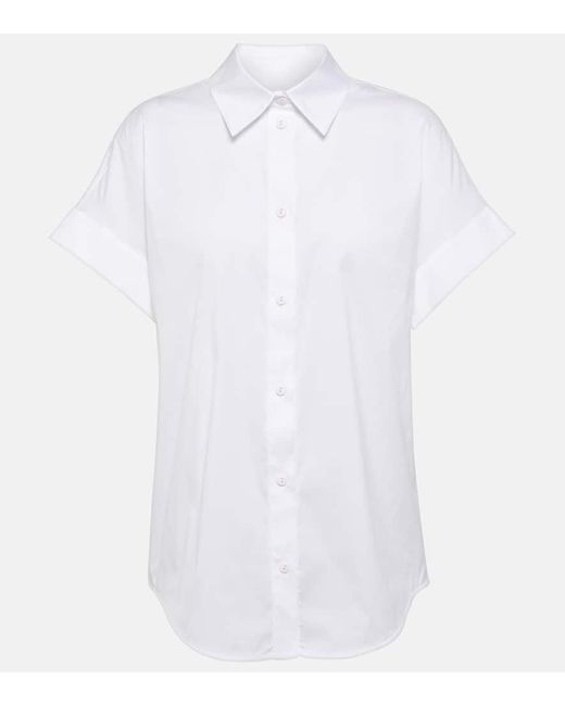 Blusa Oriana in misto cotone di Max Mara in White