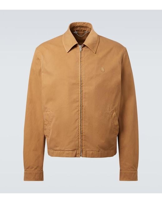 Chaqueta Skull De Algodon Alexander McQueen de hombre de color Brown