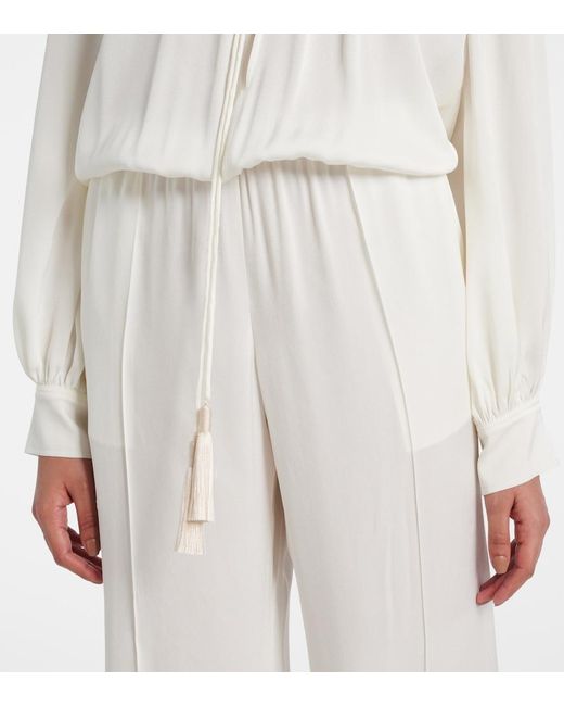 Tom Ford White Crepe Cady Jumpsuit