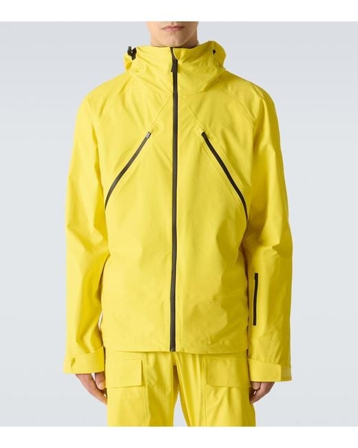 Aztech Mountain Yellow Hayden 3L Shell Ski Jacket for men