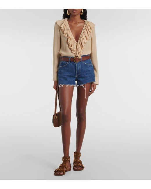 Gianvito Rossi Brown Suede Sandals
