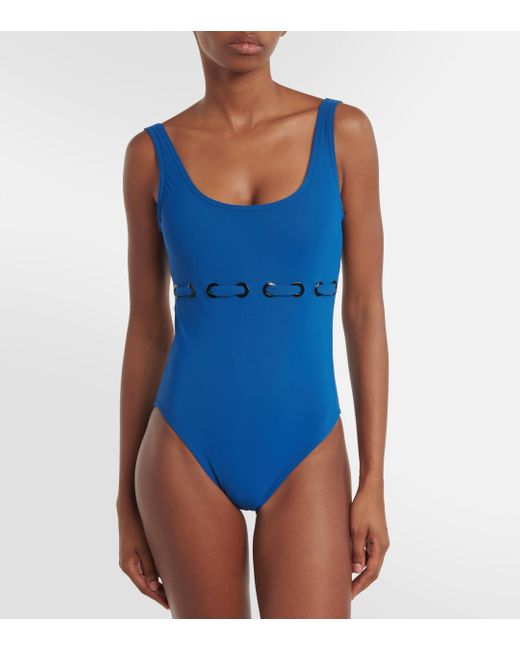 Karla Colletto Blue Lucy Swimsuit
