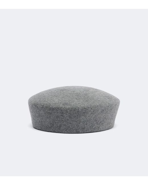 Ruslan Baginskiy Gray Wool Felt Hat