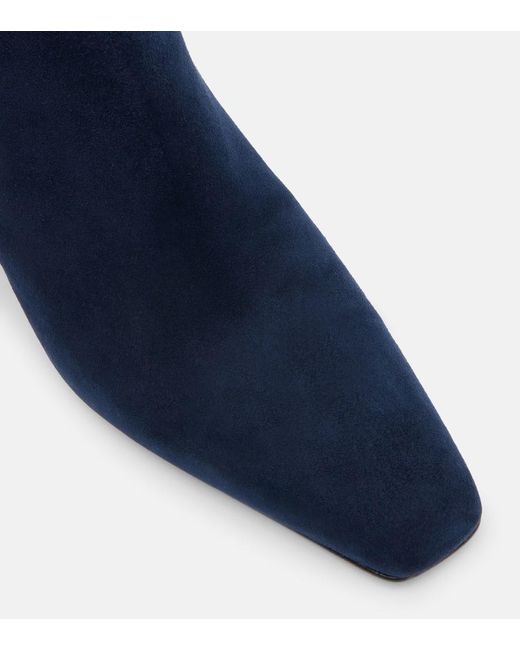 Gabriela Hearst Blue Luke Suede Ankle Boots