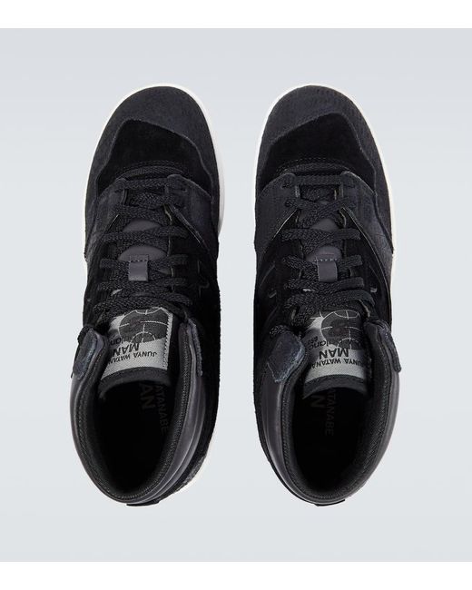 Junya Watanabe Black X New Balance 650 Suede Sneakers for men