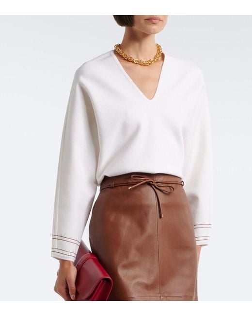 Pullover di Max Mara in White