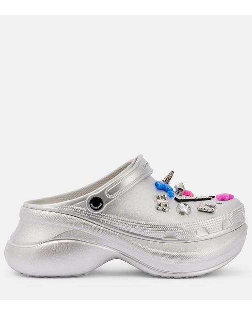 X Crocs di Balenciaga in Gray