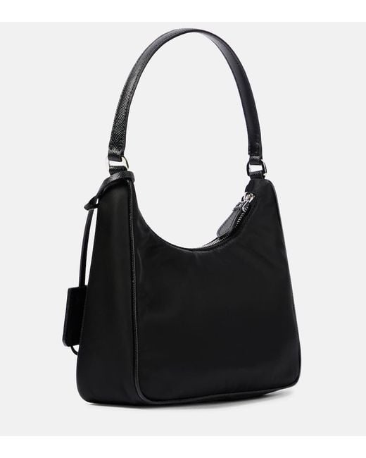 Prada Black Re-Edition 2005 Re-Nylon Shoulder Bag