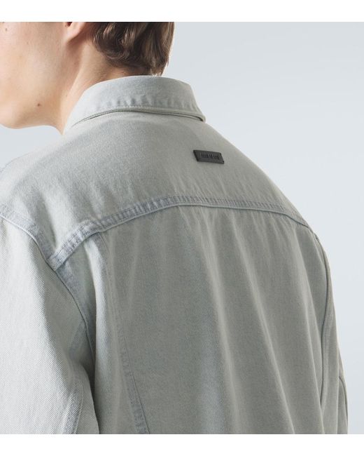 Fear Of God Gray Denim Jacket for men