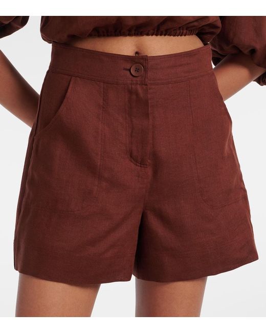 Short Correct En Lin Eres en coloris Red