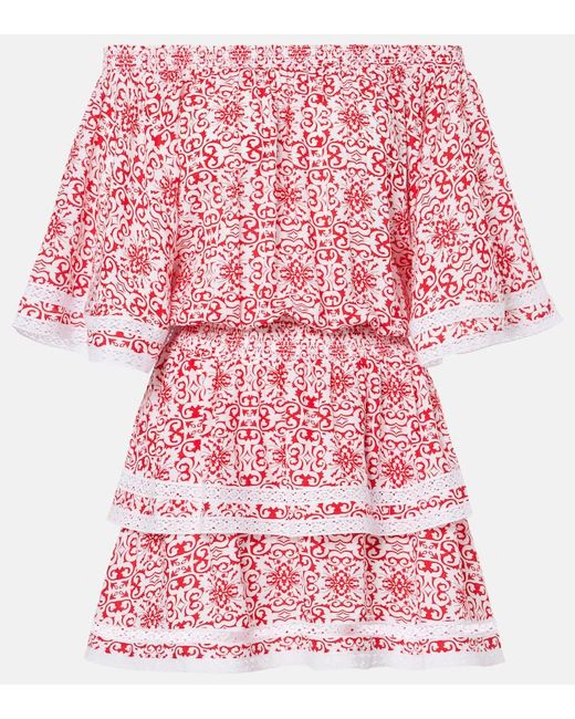Vestido Corto Micha Melissa Odabash de color Red