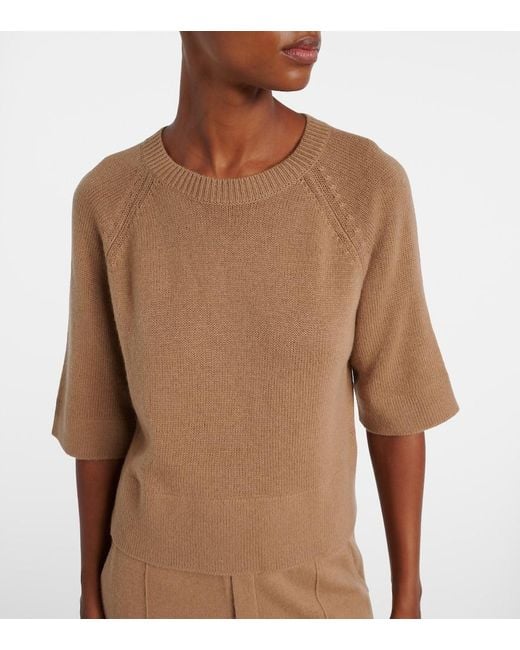 Jardin Des Orangers Brown Wool And Cashmere Sweater