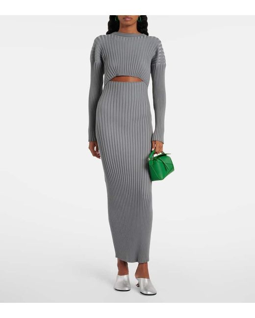 Loewe Green Puzzle Edge Mini Leather Shoulder Bag