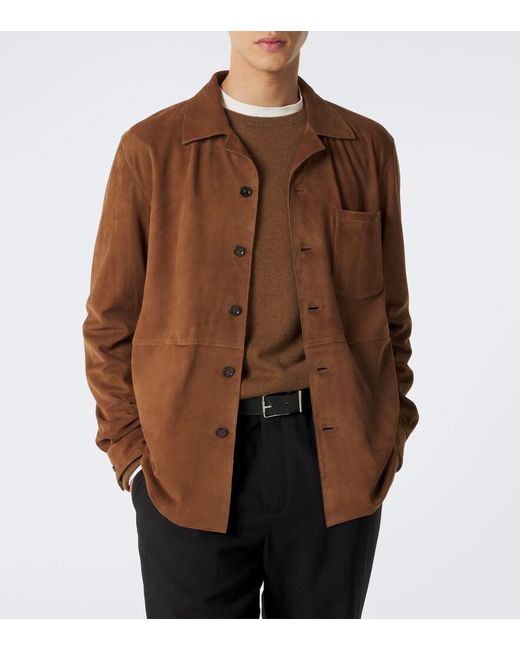 Arma Brown Nico Suede Jacket for men