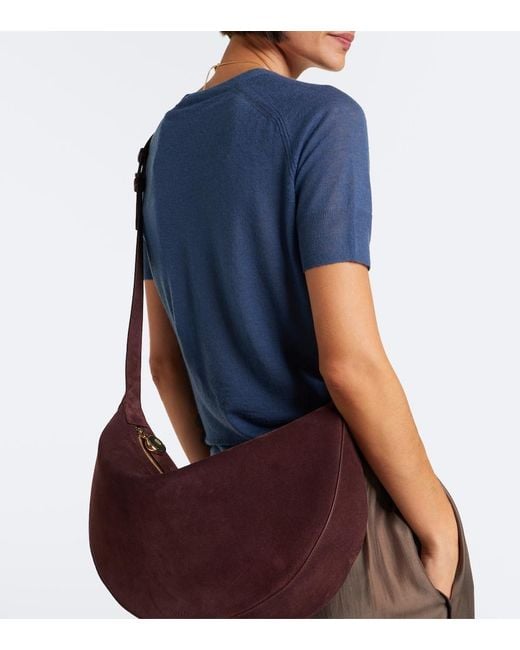 Borsa A Spalla Bean Large di Joseph in Purple