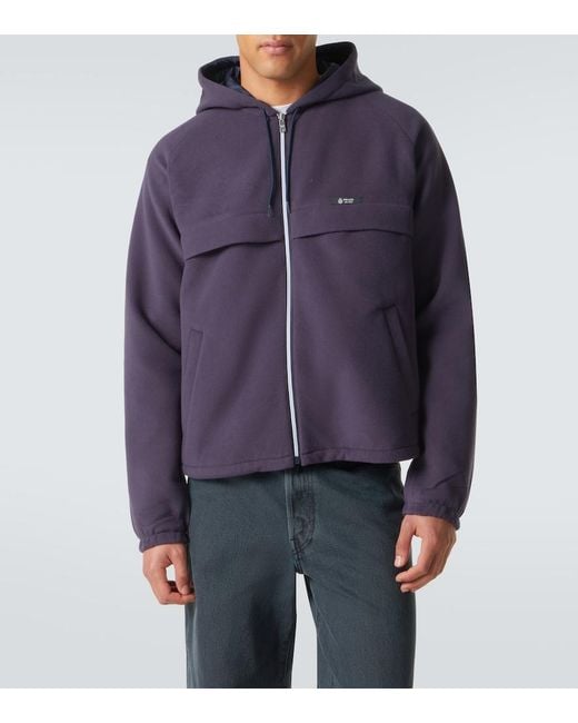 Prada Purple Hooded Jacket for men