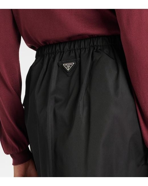 Prada Black Re-Nylon Miniskirt