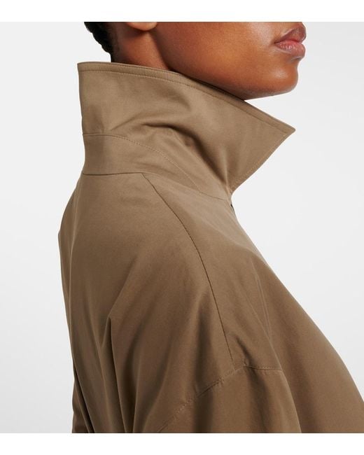 The Row Natural Mantel Lolana Aus Baumwoll-Gabardine