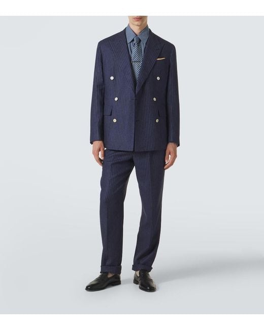 Dunhill Blue Cotton Shirt for men