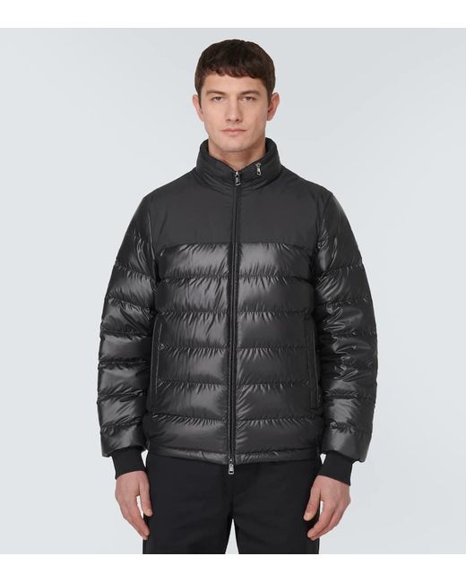 Moncler Black Coyers Quilted Down Jacket for men