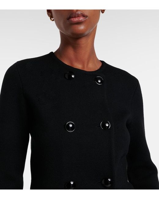 Dorothee Schumacher Black Sharp Ambition Wool-Blend Jacket