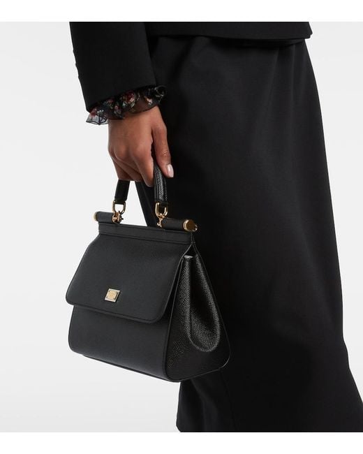 Dolce & Gabbana Black Small Sicily Bag
