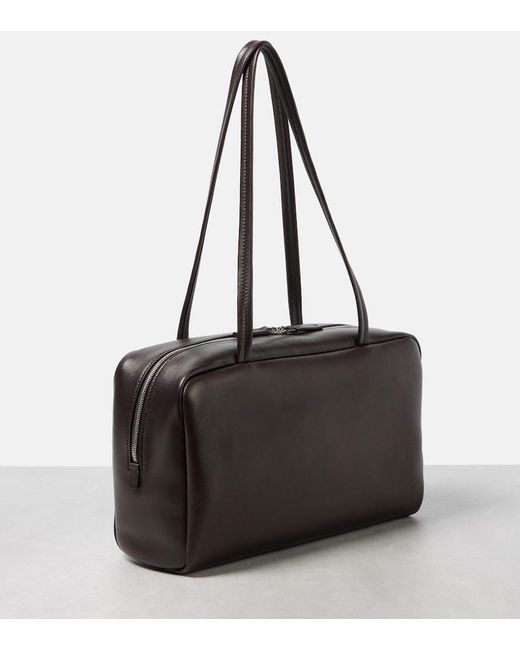 The Row Black Astra Leather Tote Bag