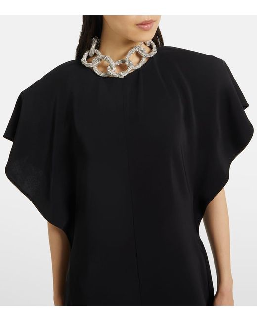 Stella McCartney Black Chain-Detail Jumpsuit