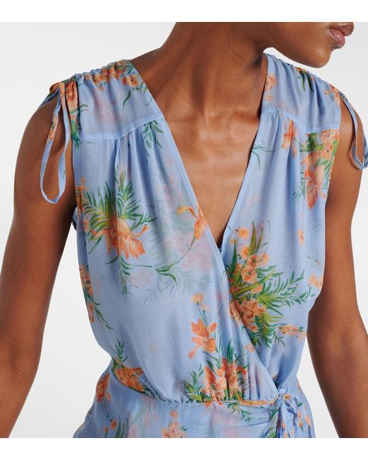 Vestido Dovima En Color Bebe Azul Talla En Veronica Beard de color Blue