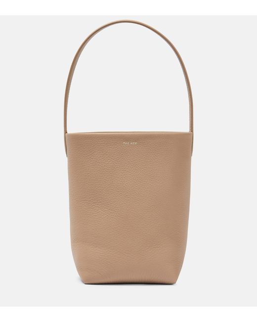 The Row Natural Park Small Leather Shoulder Bag