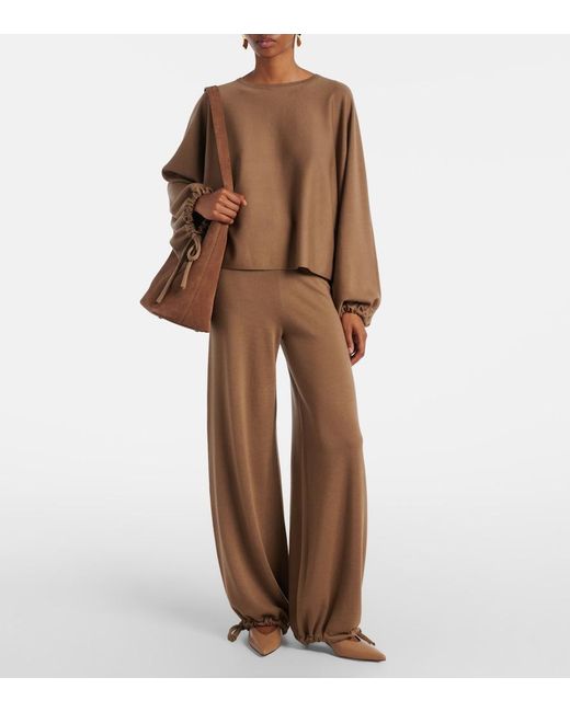 Max Mara Brown Frais Virgin Wool Sweater