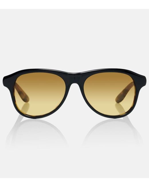 Brunello Cucinelli Brown Monili Round Sunglasses