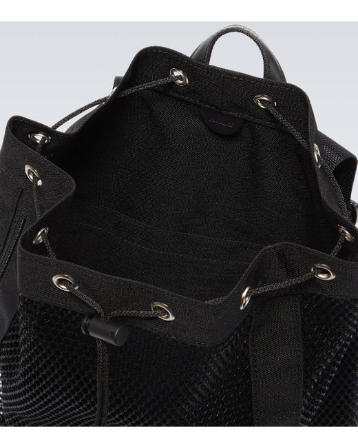 Auralee Black X Aeta Small Mesh Backpack for men