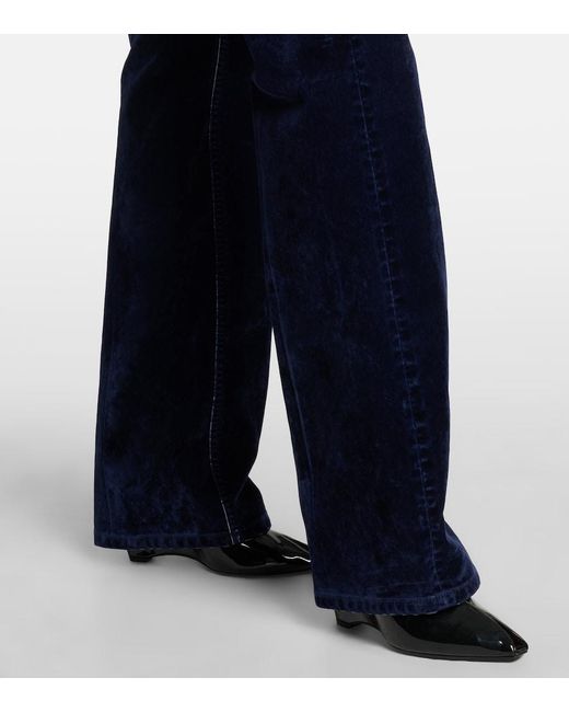 Ferragamo Blue Straight Jeans