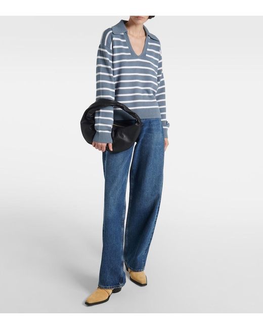 Proenza Schouler Blue Label Murphey Cotton And Cashmere Sweater