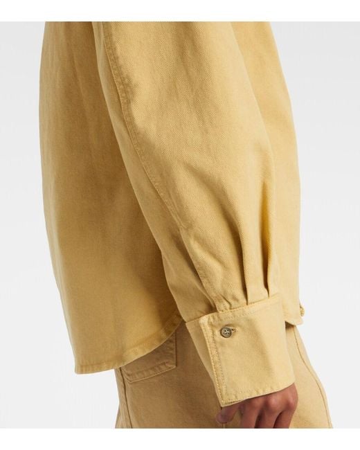 Victoria Beckham Natural Denim Shirt