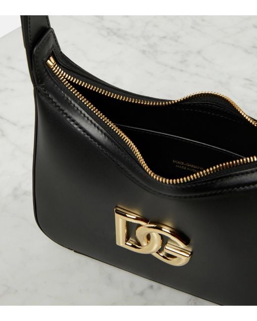 Sac noir à ferrure à logo dg Dolce & Gabbana en coloris Black