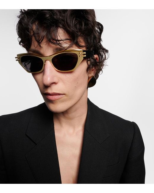 Dior Gray Cdior B3U Cat-Eye Sunglasses