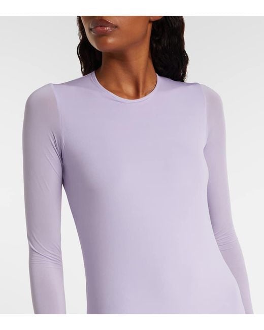 Wardrobe NYC Purple Jersey Maxi Dress