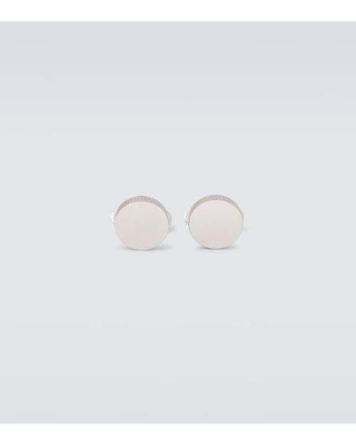 Giorgio Armani Manschettenknoepfe Aus Sterlingsilber in White für Herren