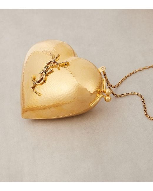 Saint Laurent Natural Evening Mini Clutch