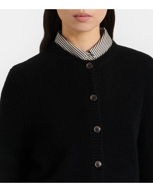 Lisa Yang Black Felicia Cashmere And Silk Cardigan
