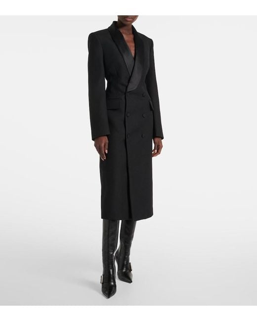 Wardrobe NYC Black Wool Midi Dress