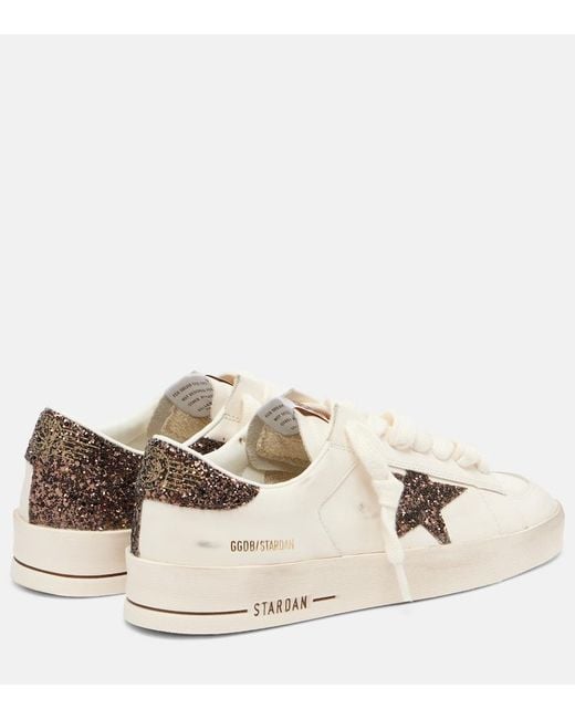 Golden Goose Deluxe Brand Natural Stardan Leather Sneakers