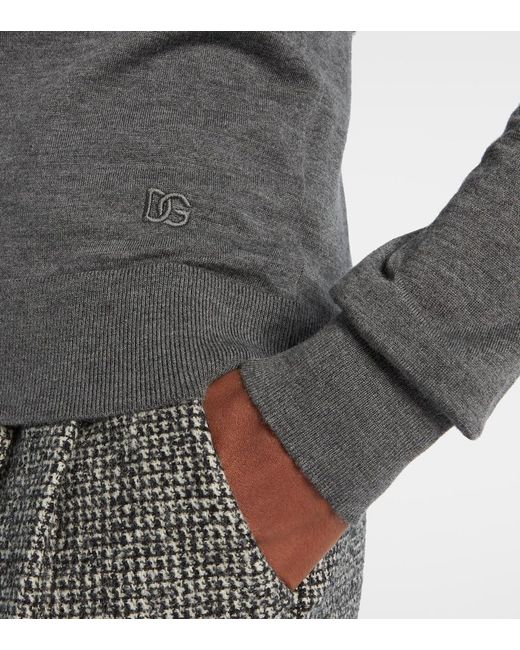 Dolce & Gabbana Gray Cashmere Cardigan