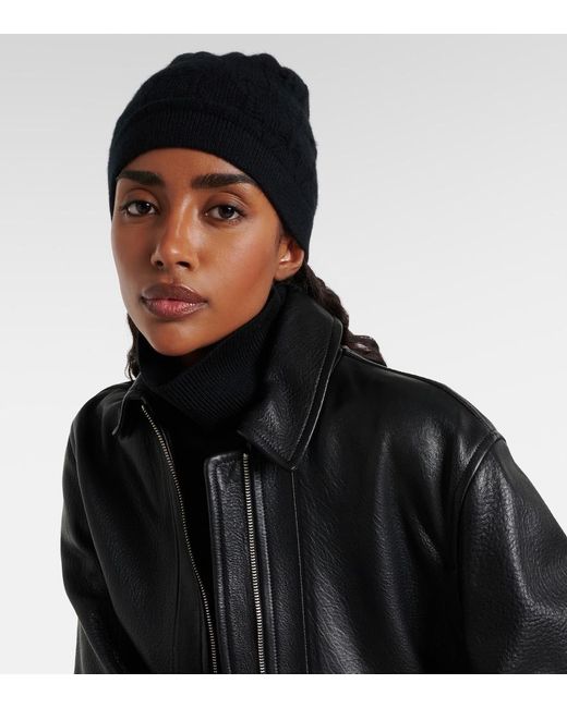 Nour Hammour Blue Pippa Cashmere Beanie
