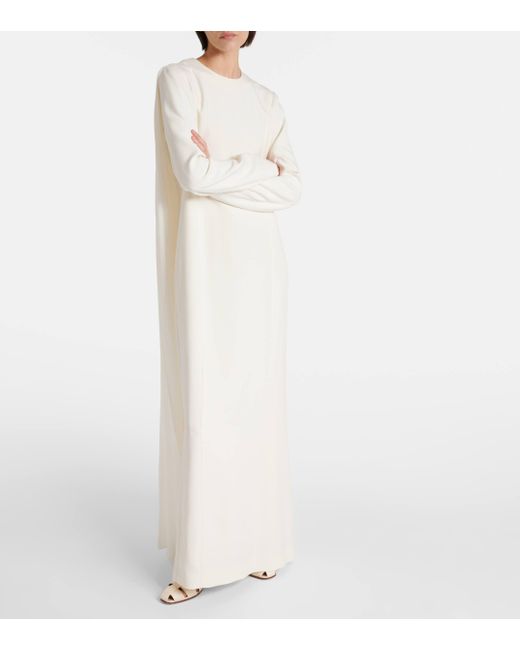 Robe de mariee Carlota en soie et laine Gabriela Hearst en coloris White