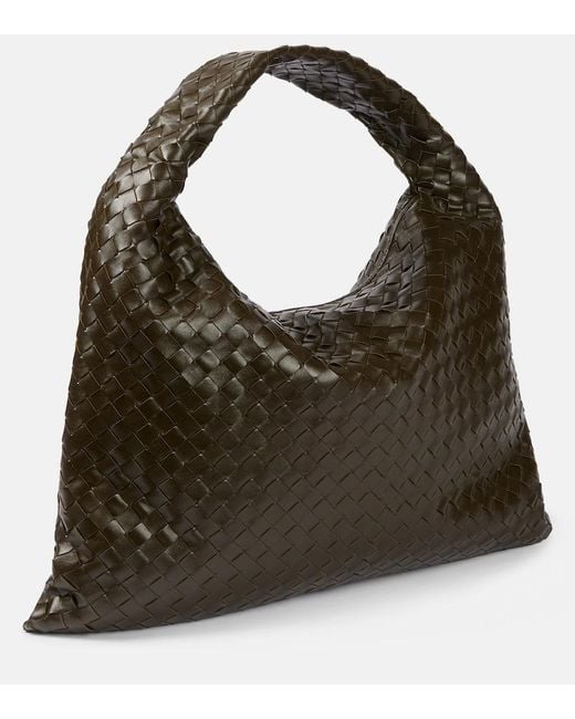 Bottega Veneta Green Hop Large Leather Tote Bag